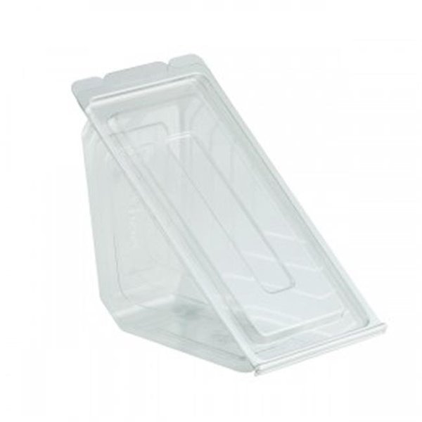 Anchor Packaging Anchor Packaging 4511019 Hinged Sandwich Wedge Pvc Clear Lid - Case of 250 4511019